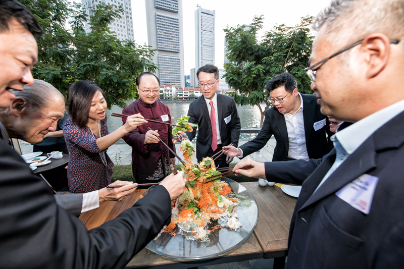 Chinese New Year Gathering in Singapore